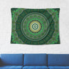 Emerald Mandala Tapestry