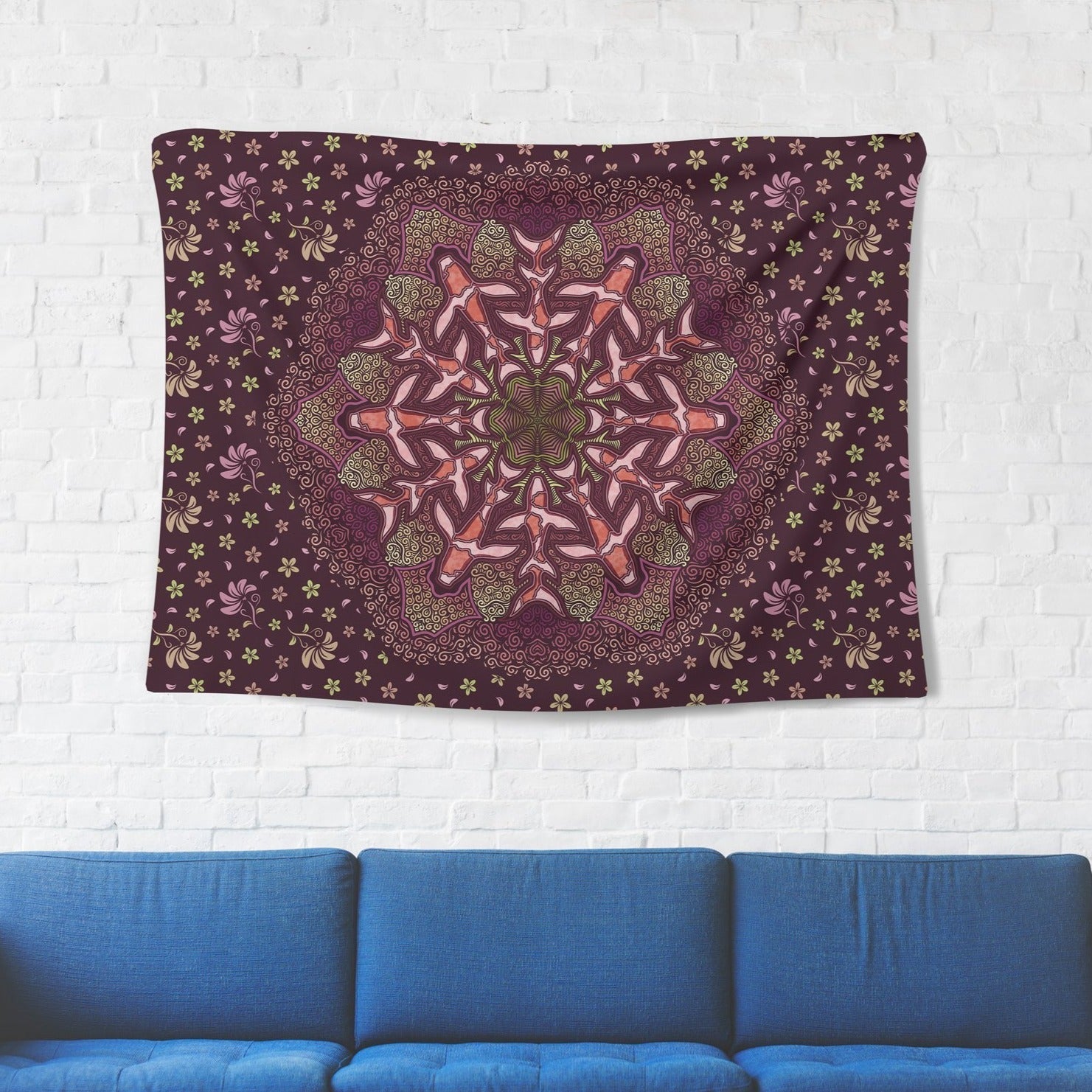 Koi Mandala Tapestry